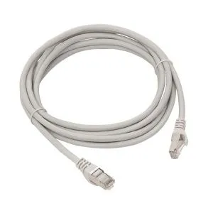 Патч-корд TERACOM PRO Cat.5E экран. FTP LSZH серый (5,0м) TRP-5EFTP-LSH-5M-GY