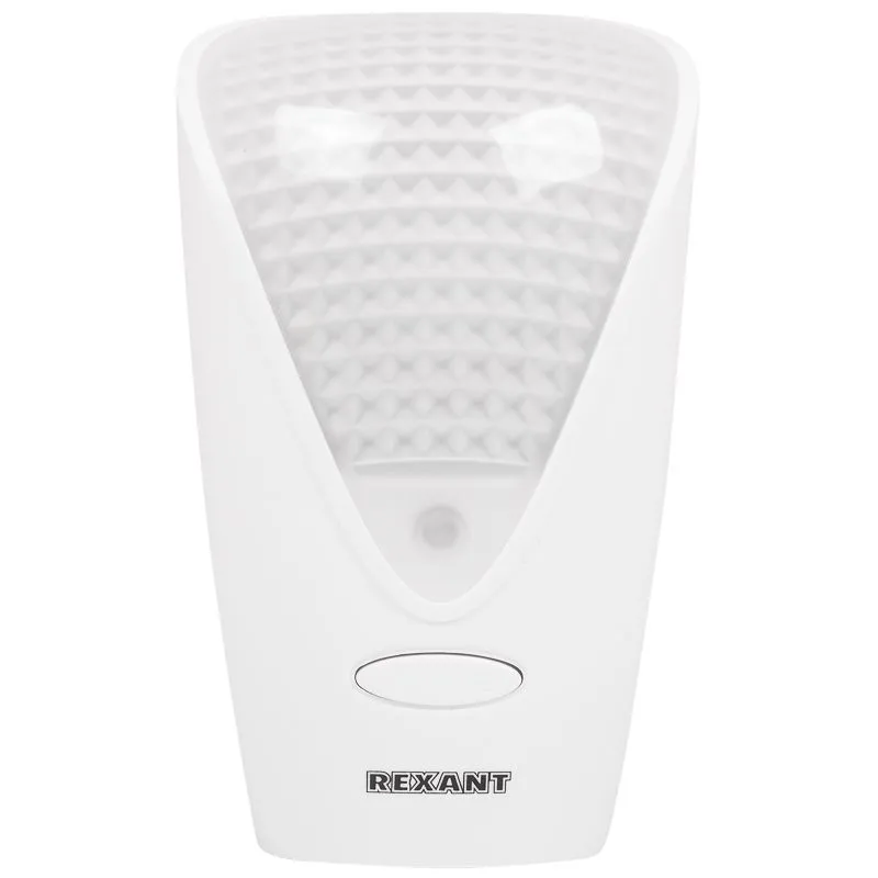 Беспроводной дверной звонок в розетку с ночной подсветкой и индикацией 36 мелодий 80м (белый/серый) REXANT RX-7 - Фото 4