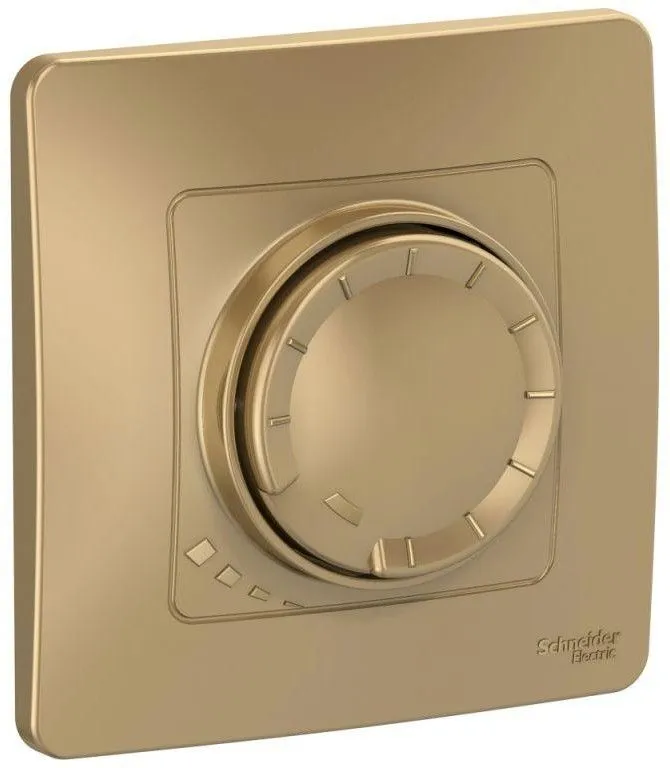 Светорегулятор поворотно-нажимной универсальный СП Blanca 400Вт титан SE BLNSS040014