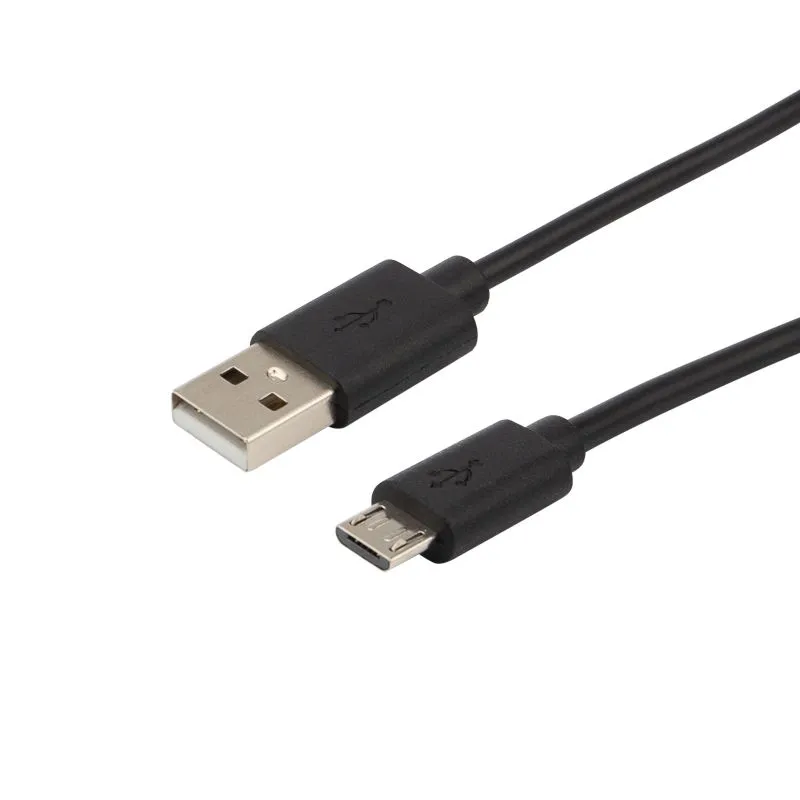 Кабель USB-A – micro USB, 1А, 1,8м, ПВХ, черный REXANT - Фото 3