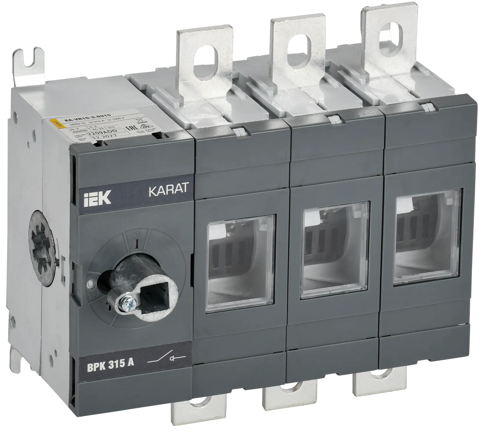KARAT Выключатель-разъединитель ВРК без рукоятки управления 3P 315А IEK