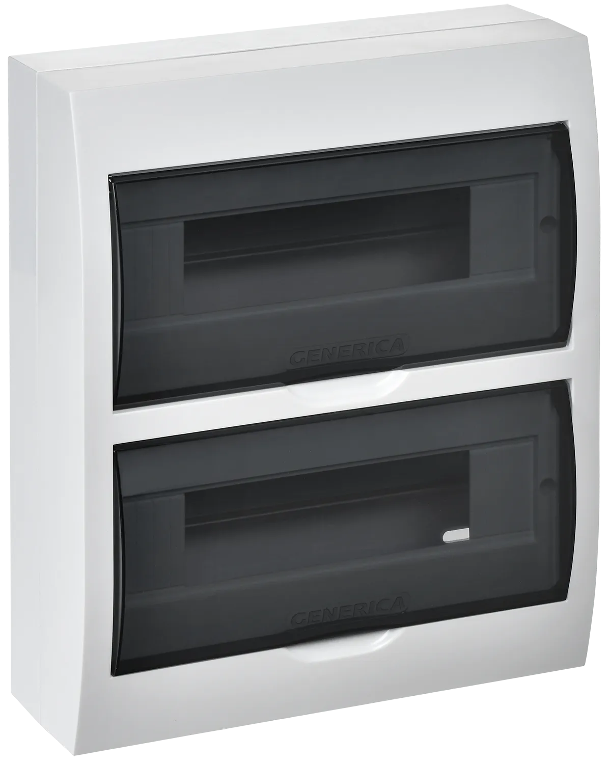 Корпус пластиковый ЩРН-П-24 черная прозрачная дверь IP41 GENERICA MKP12-N-24-41-G