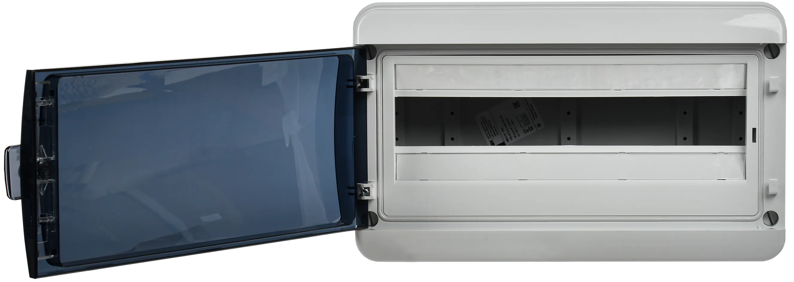 TEKFOR Корпус пластиковый КМПн-18 IP65 черная прозрачная дверь IEK - Фото 6