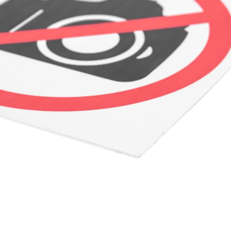 Табличка ПВХ запрещающий знак «Фотосъемка запрещена» 150х150 мм REXANT - Фото 2