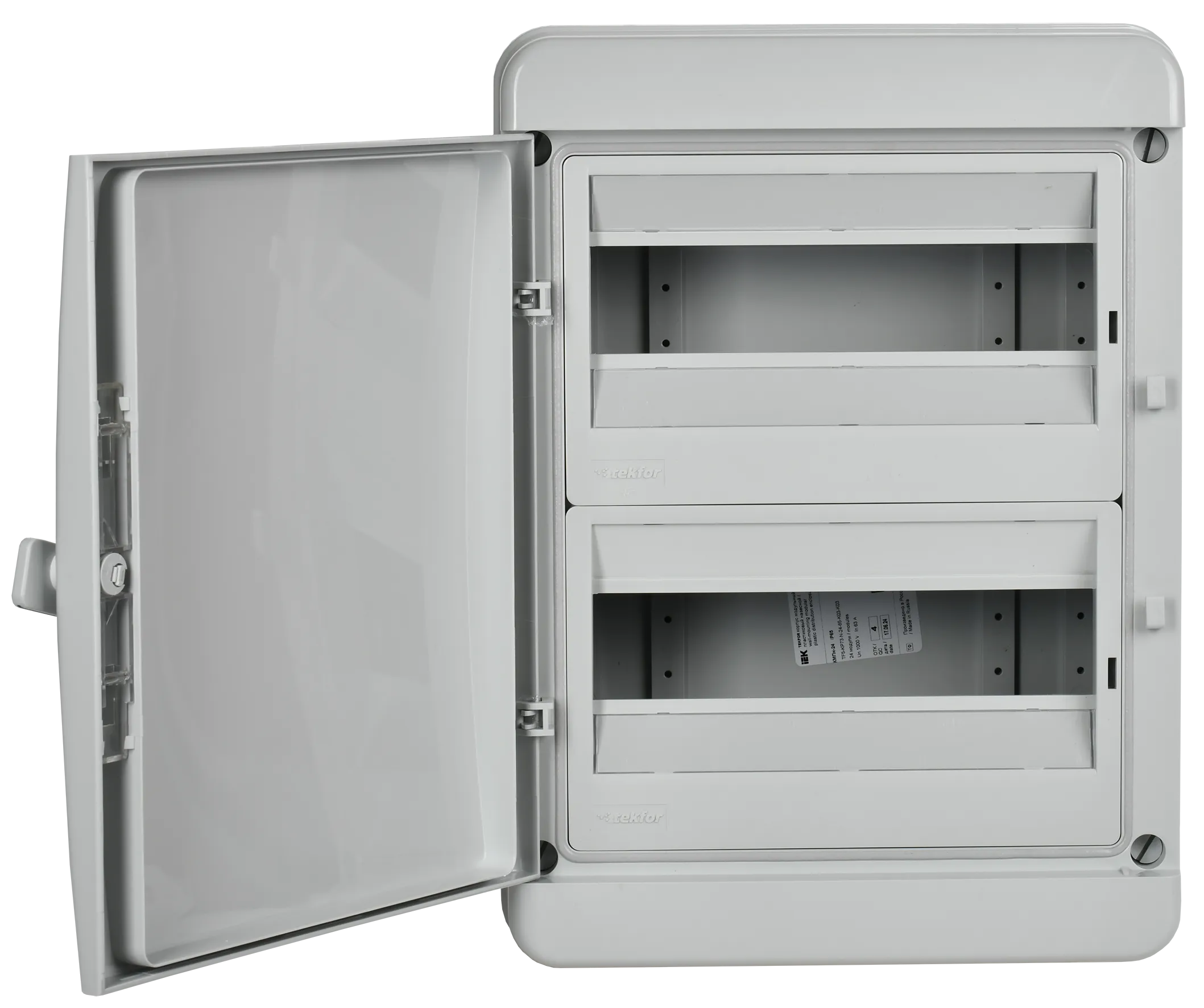 TEKFOR Корпус пластиковый КМПн-24 IP65 серая непрозрачная дверь IEK - Фото 5