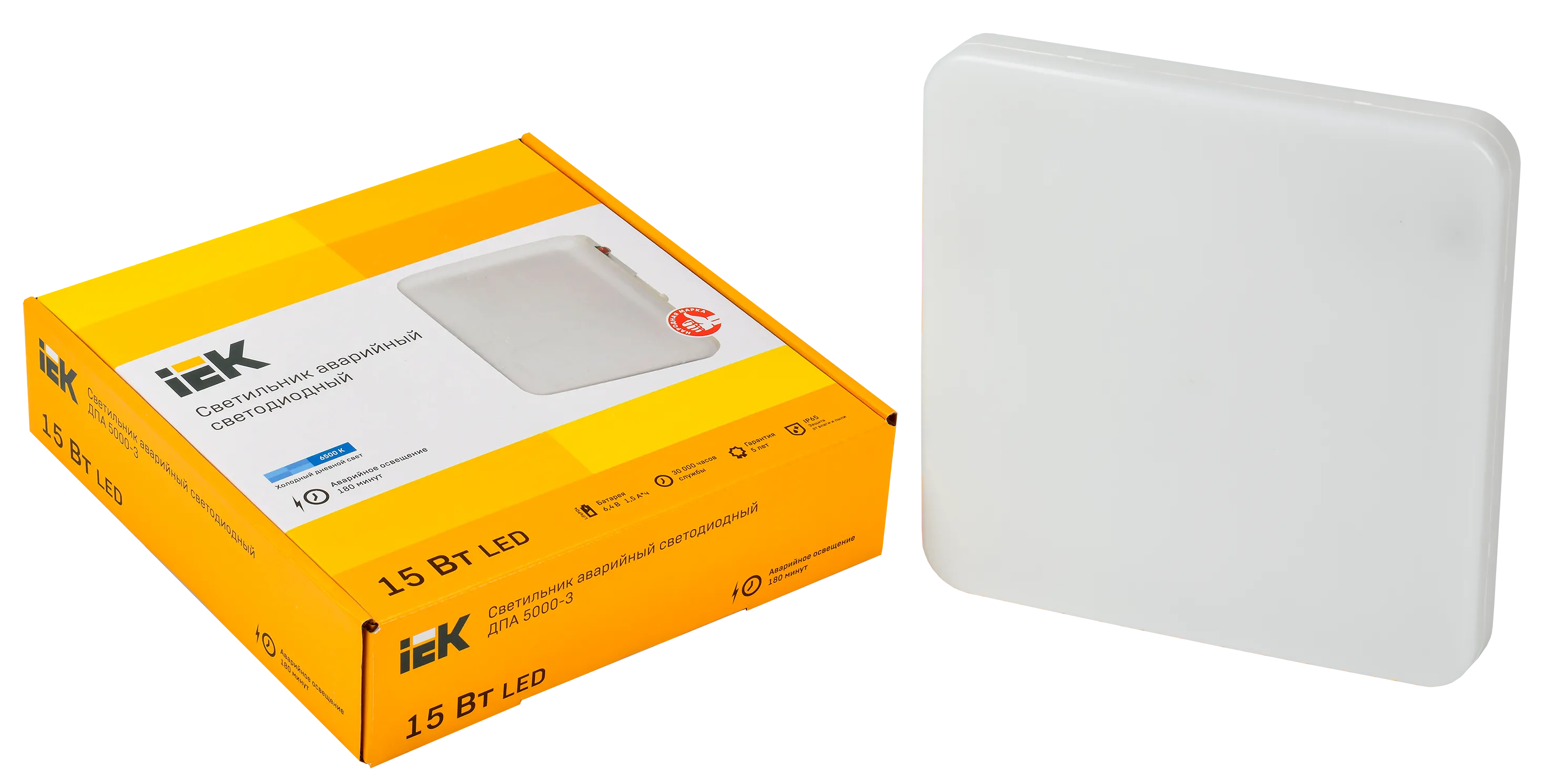 LIGHTING Светильник аварийный ДПА 5000-3 постоянного действия совместим с УДТУ 3ч IP65 IEK - Фото 3