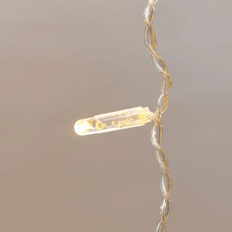 Гирлянда светодиодная Занавес 2х3м 448 LED ЖЕЛТЫЙ прозрачный ПВХ IP65 постоянное свечение 230В нужен блок 303-500-1 NEON-NIGHT - Фото 3