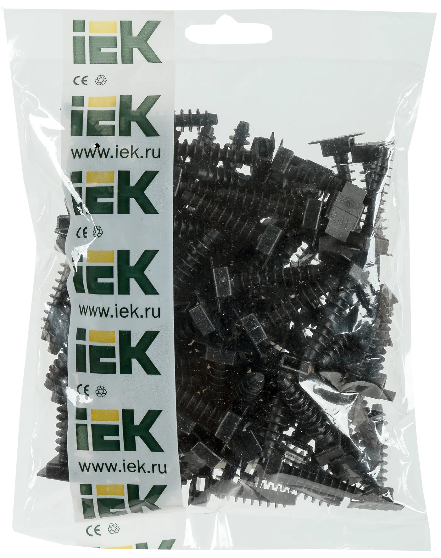 База дюбельная БД 35х10мм под хомут черная (100шт) IEK - Фото 2