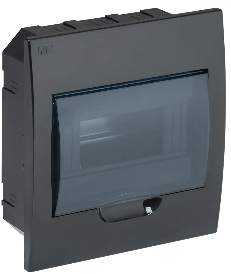 KREPTA 3 Корпус пластиковый ЩРВ-П-8 IP41 черный IEK