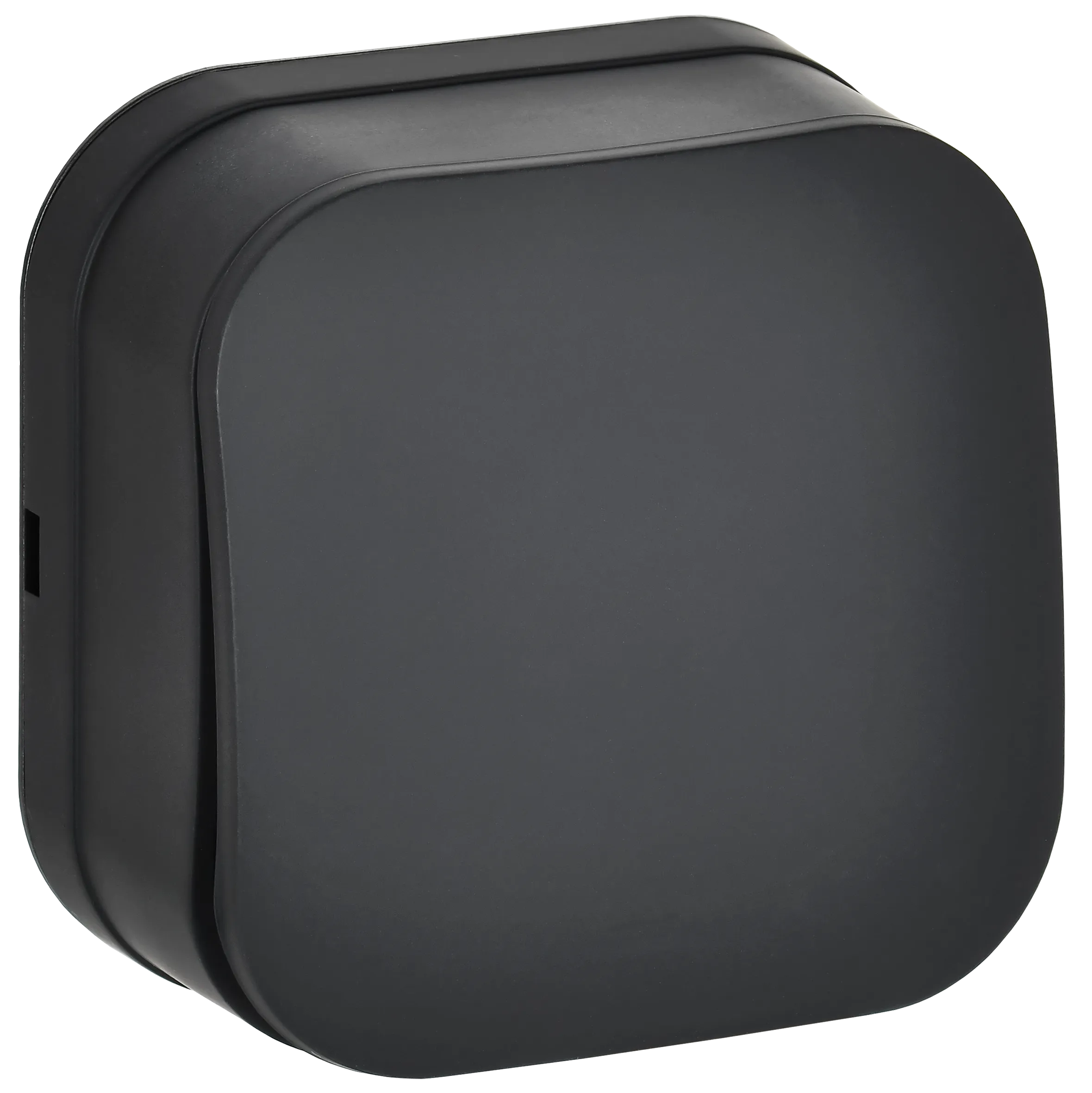 GLORY Выключатель 1-клавишный для открытой установки 10А ВС20-1-0-ХЧм черный матовый IEK