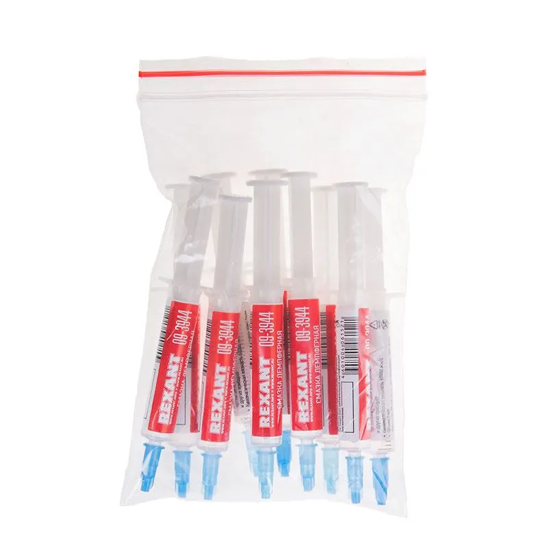 Силиконовое масло, ПМС-60000 (Полиметилсилоксан), 2мл, шприц, «Демпферное» REXANT - Фото 2