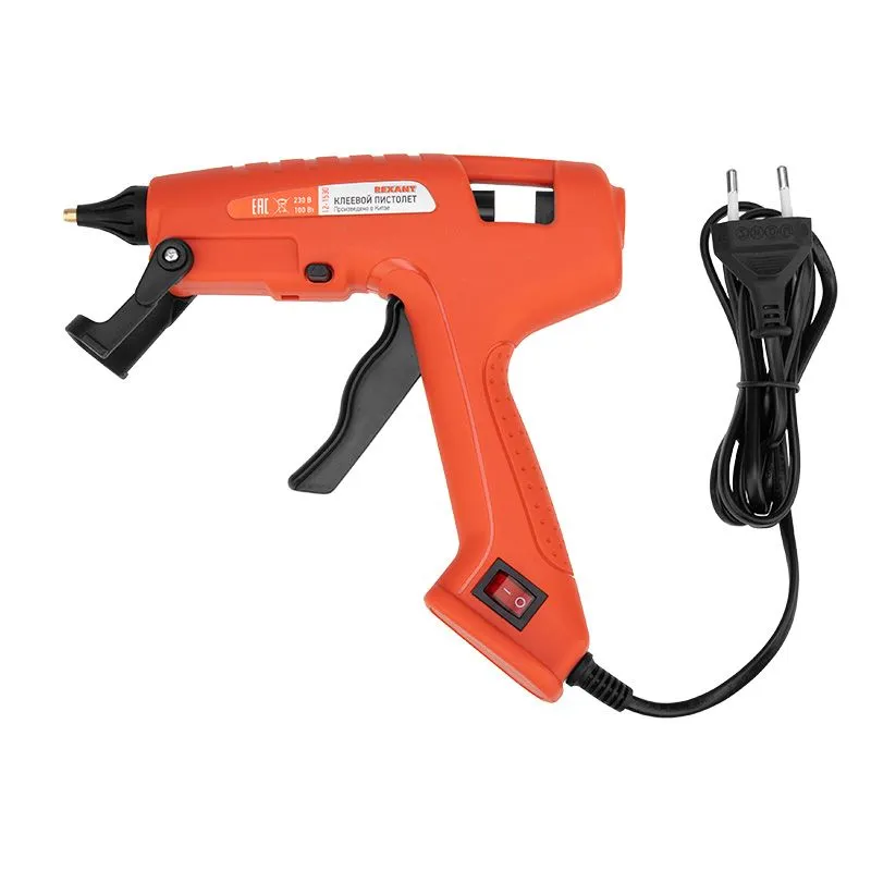 Пистолет клеевой, 100Вт, Ø11мм, ЭКСПЕРТ, блистер REXANT 12-1530