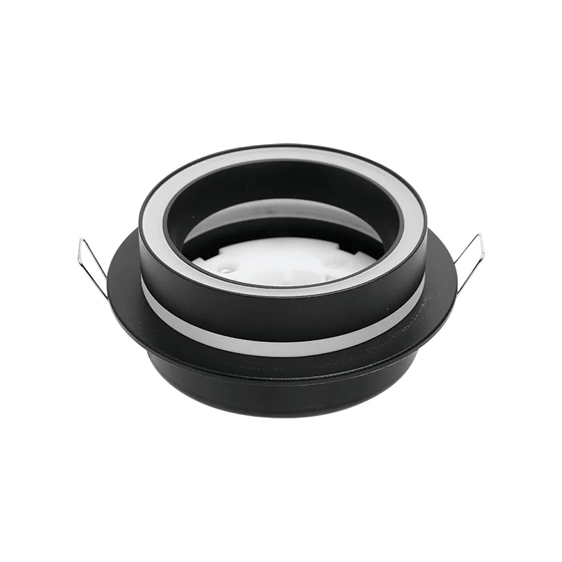 Встраиваемый cветильник WOLTA WDL-GX53/06BL-R IP20 под лампу GX53 круглый Чёрный LUCE D105x35 1/50 - Фото 6