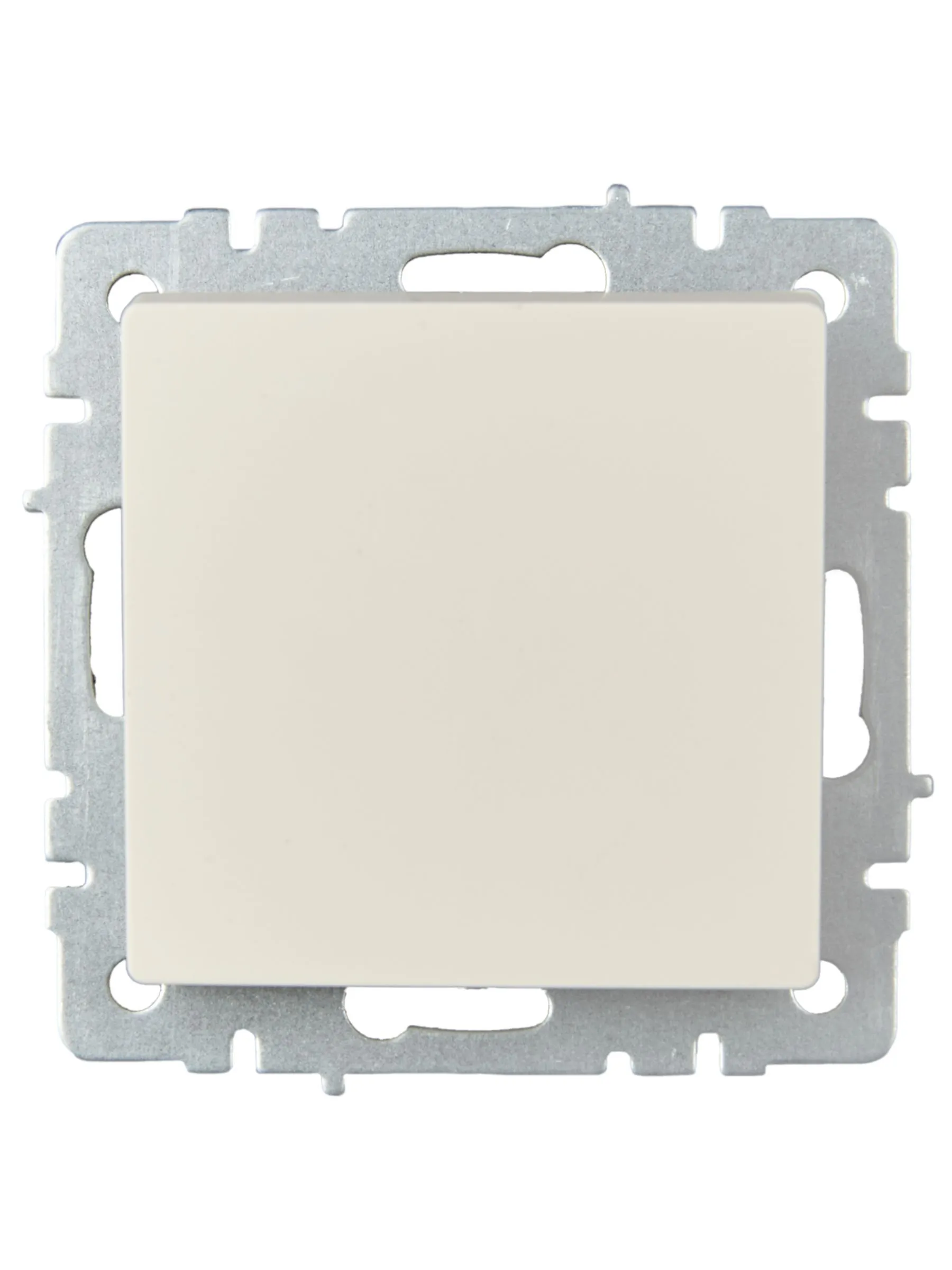 BRITE Выключатель 1-клавишный самовозвратный 10А ВС10-1-4-БрКр бежевый IEK - Фото 3