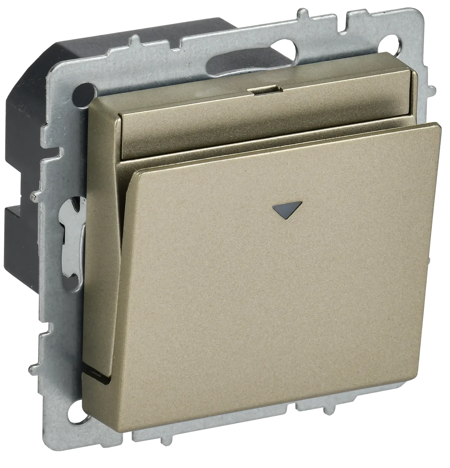 BRITE Выключатель карточный 30А ВС10-1-8-БрШ шампань IEK