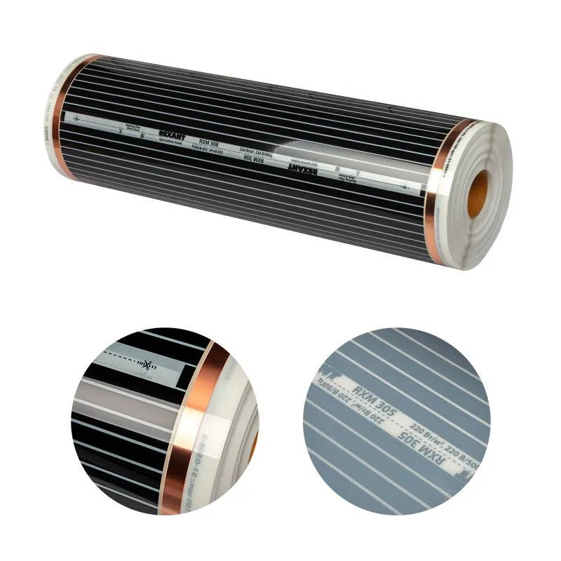 Пленочный теплый пол RXM 308 220Вт/м², ширина 80см, толщина 0,338мм  REXANT - Фото 2