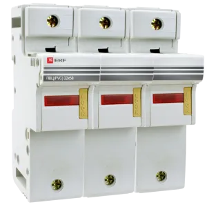 Предохранитель-разъединитель для ПВЦ 22x58 3P (с индик.) EKF - Фото 2