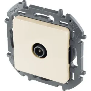 INSPIRIA Розетка TV тип звезда слоновая кость 673851