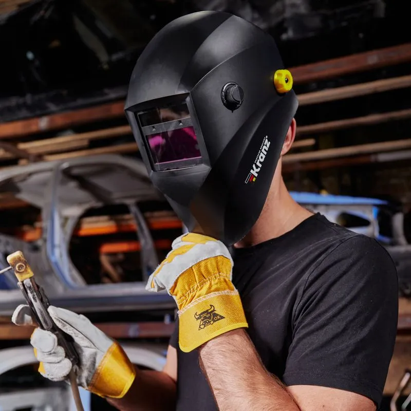 Маска сварщика с автоматическим светофильтром «Хамелеон» АСФ 777 KRANZ - Фото 2