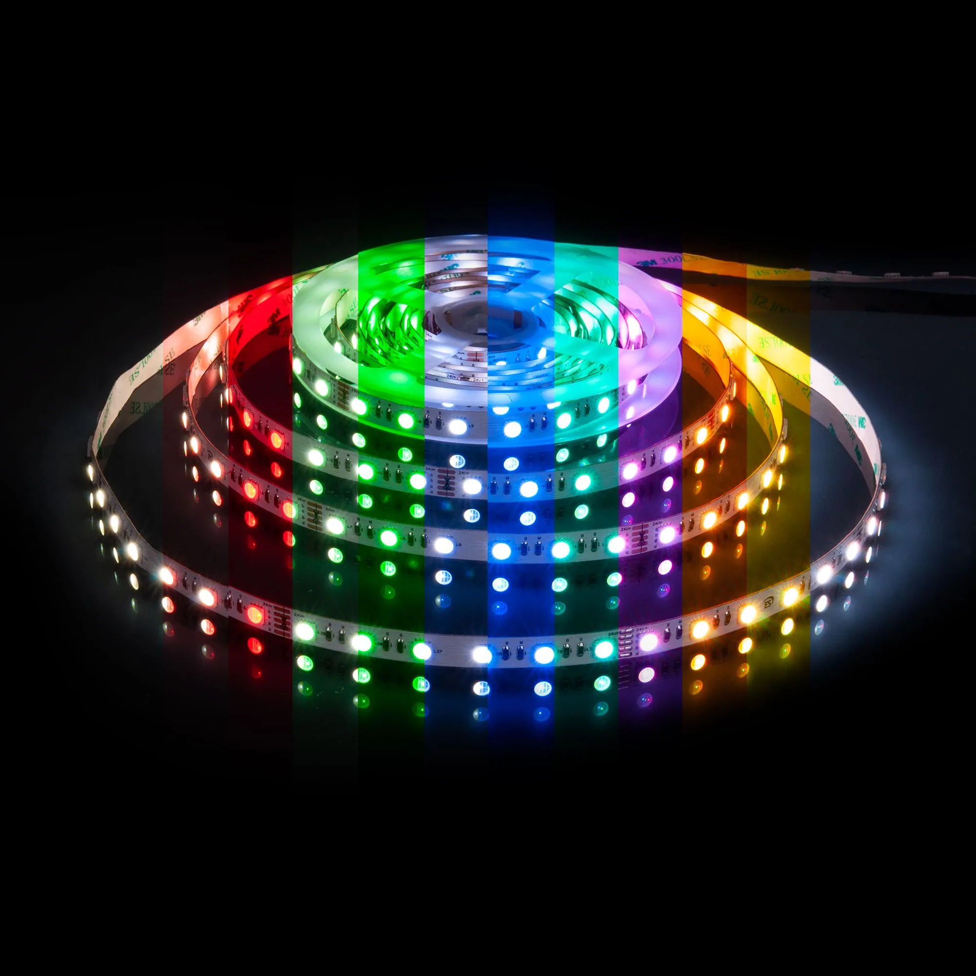 Лента светодиодная 24V 24W 60Led 5050 IP20 MIX RGB/холодный белый, 5м Elektrostandard - Фото 2