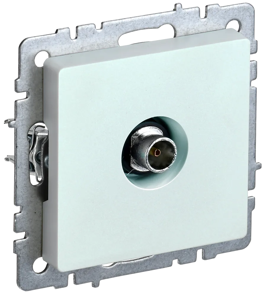 BRITE Розетка TV оконечная РТВ11-0-БрЖ жемчуг IEK