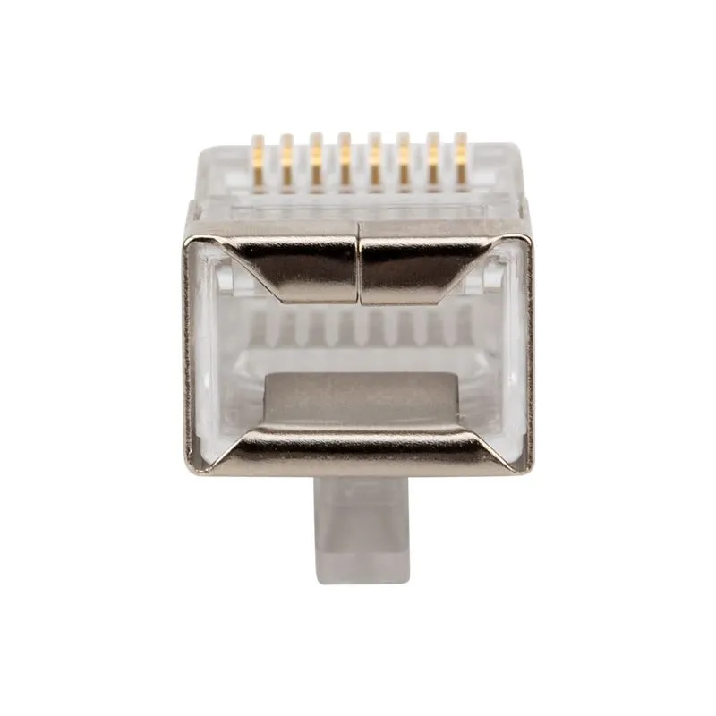 Разъем сетевой LAN на кабель, штекер 8Р8С (RJ-45), под обжим, в экране, 10шт. REXANT - Фото 5