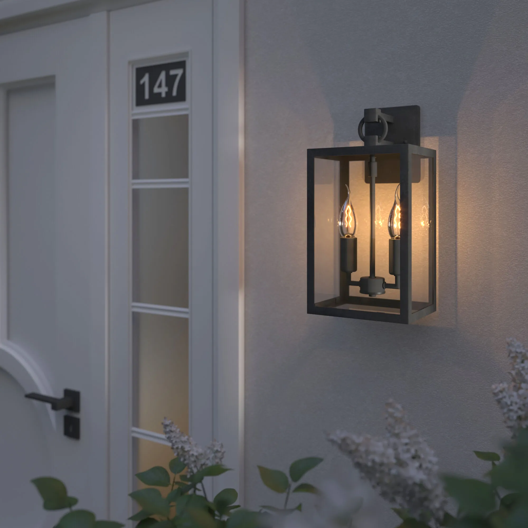 Светильник уличный настенный Candle D 35150/D темно-серый Elektrostandard - Фото 3