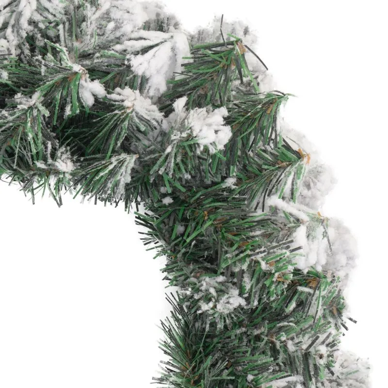 Заснеженный еловый венок NEON-NIGHT Ø 45 см, ПВХ - Фото 4