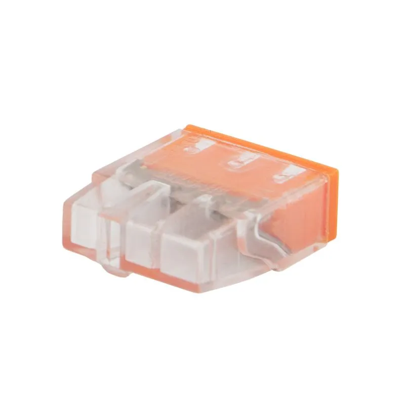 Экспресс-клемма REXANT СМК 2273-203, 3-проводная 0.5-2.5 мм², прозрачная (100 шт./уп.) - Фото 3