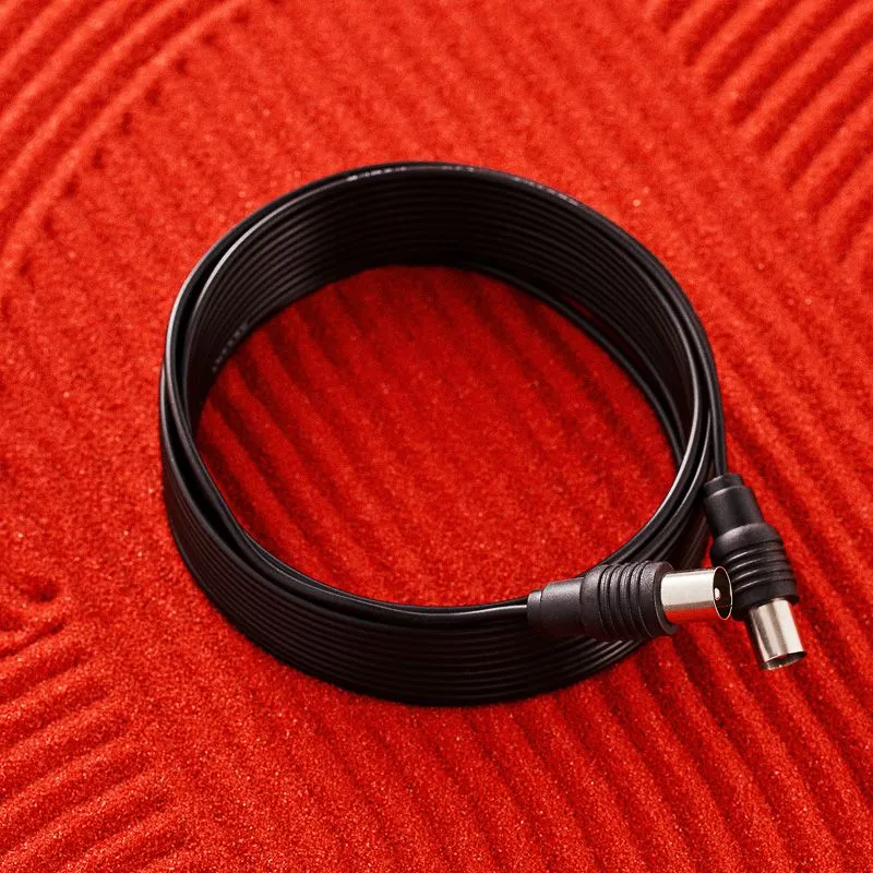 ВЧ кабель ТВ штекер - ТВ штекер, 7м, черный REXANT - Фото 4