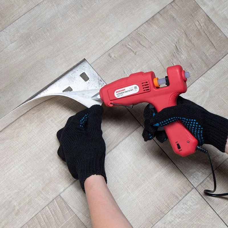 Пистолет клеевой, 100Вт, Ø11мм, с кнопкой, блистер REXANT - Фото 2