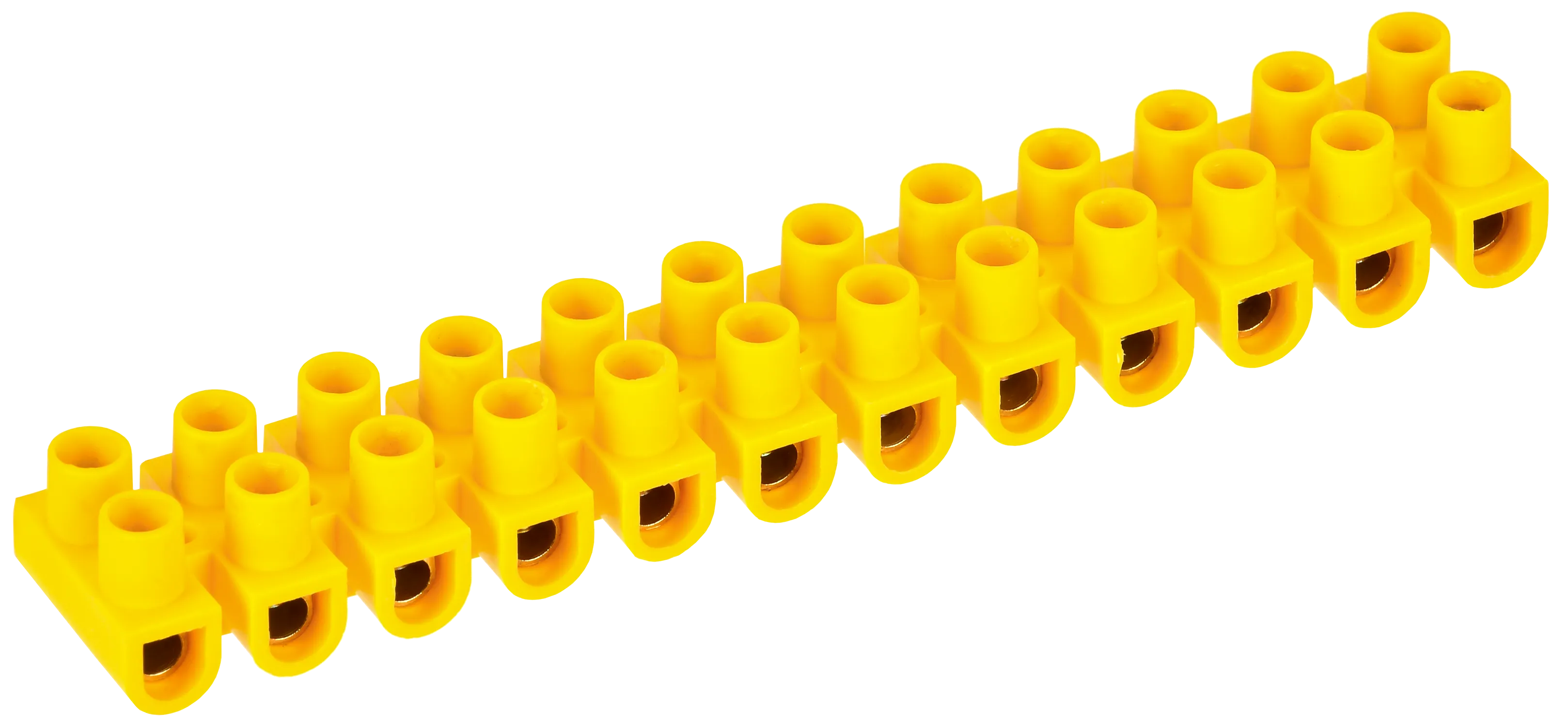Зажим контактный винтовой ЗВИ-20 н/г 4,0-10мм2 12пар желтый IEK