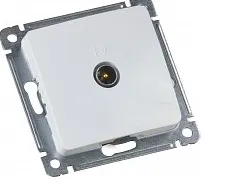 MASTER бел. Розетка TV РСТВ-401