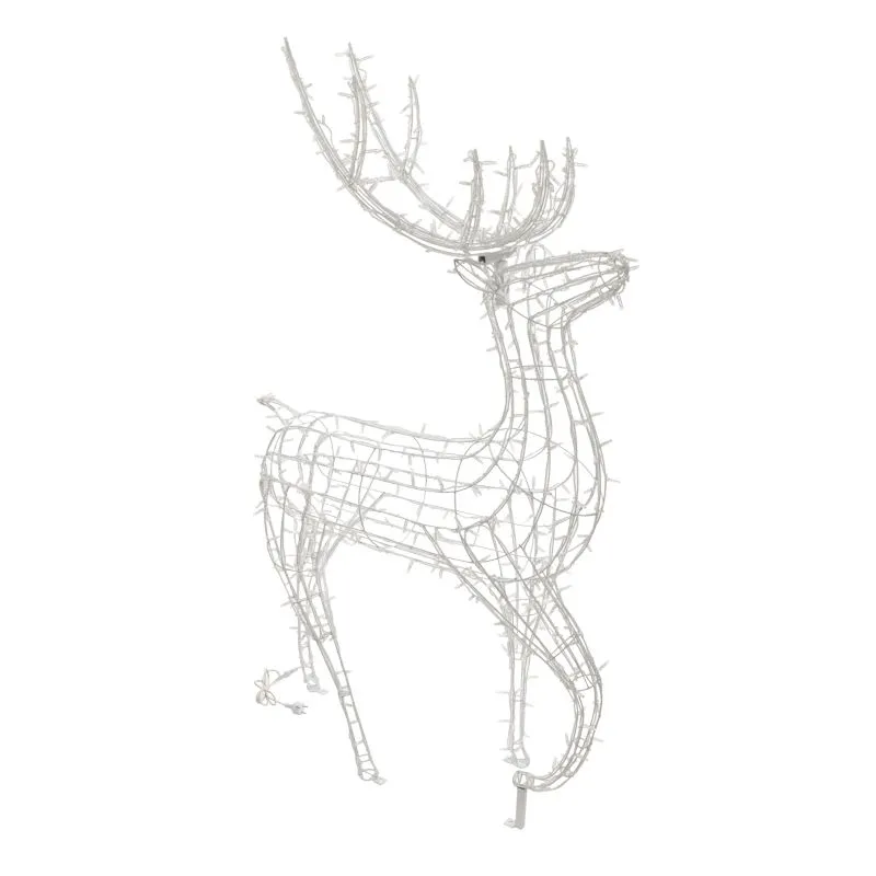 Фигура объемная Олень 115х195см, 528 LED, IP65, цвет свечения белый NEON-NIGHT - Фото 2