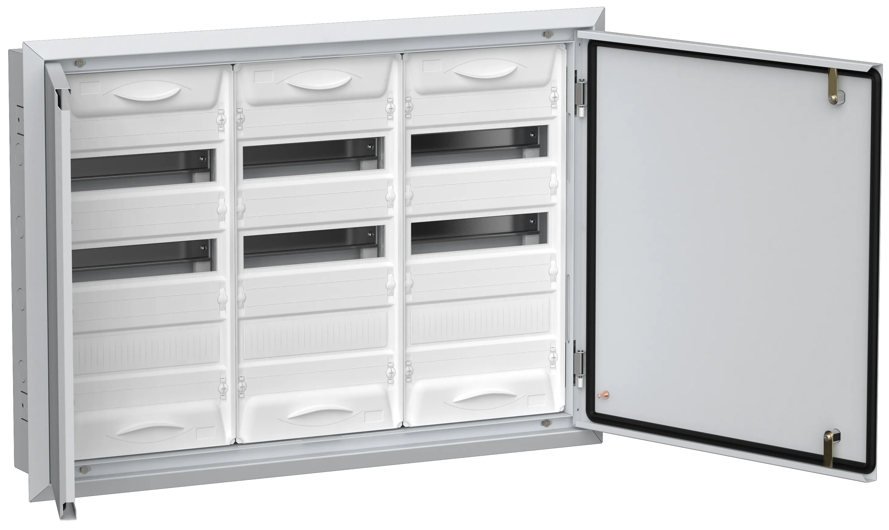 TITAN 5 Корпус металлический ЩРв-108 (3х36) 630х885х130мм IP31 белый (две двери) IEK