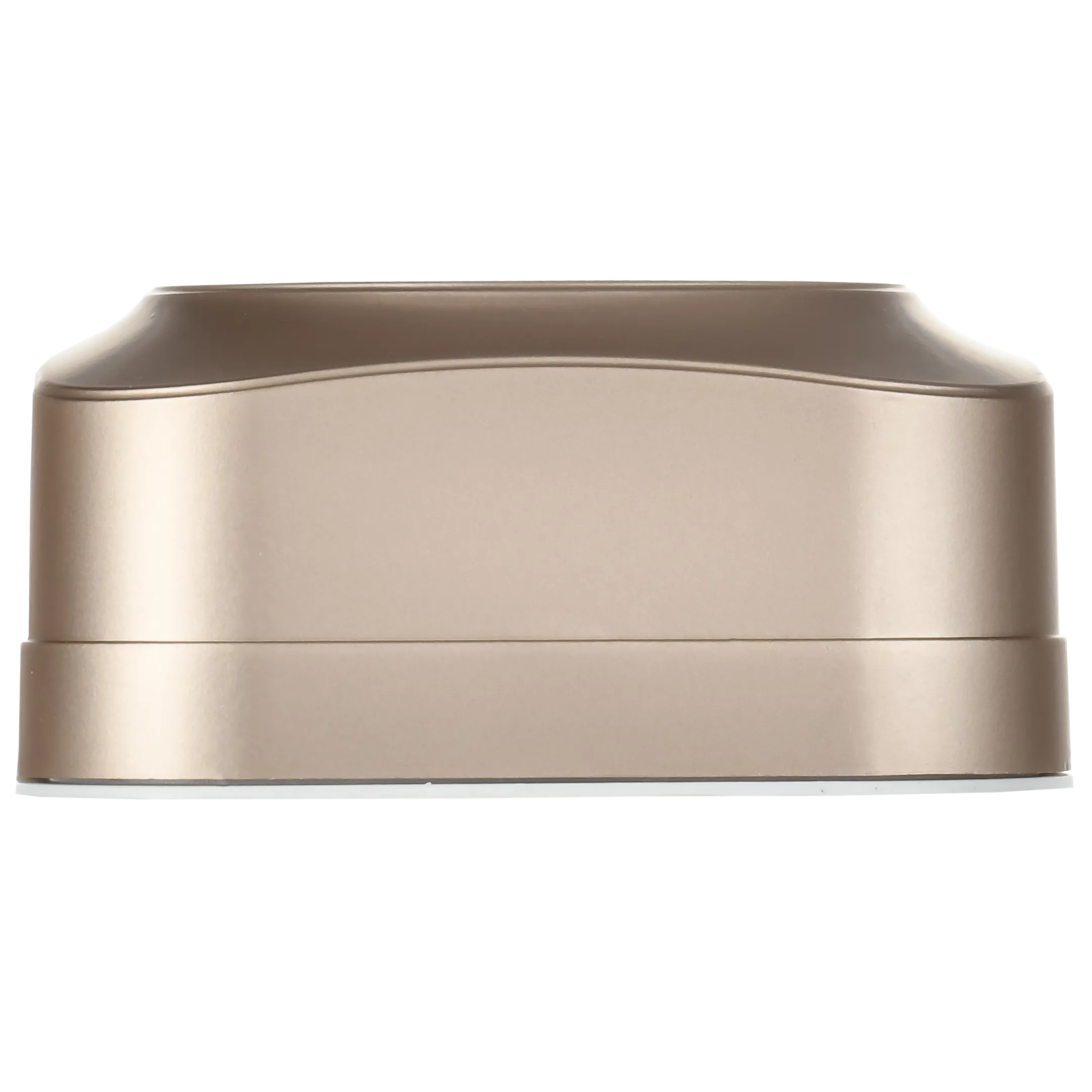 GLORY Розетка 1-местная для открытой установки без заземления с защитными шторками 10А РСш20-2-ХШм шампань матовый IEK - Фото 3