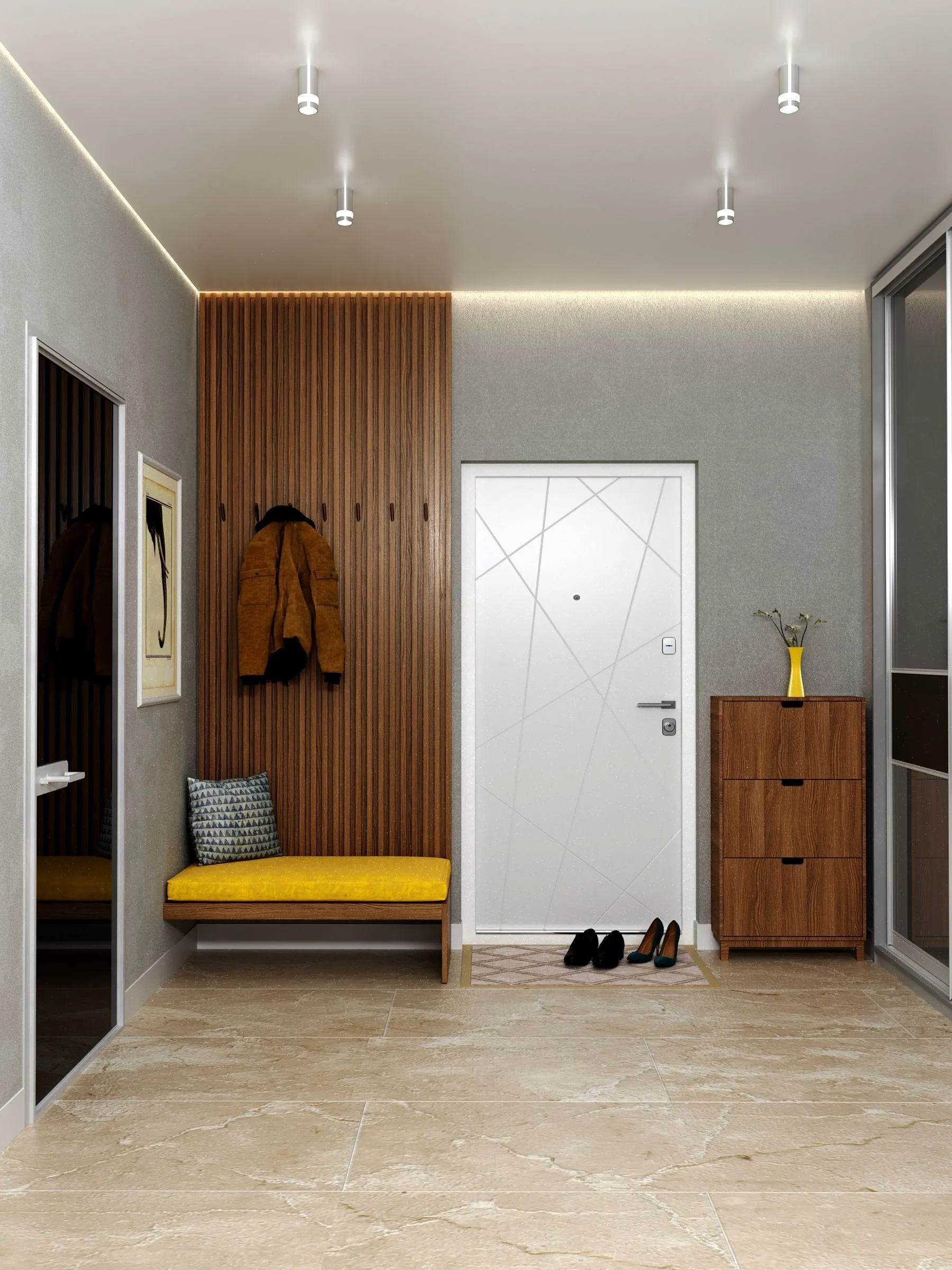 LIGHTING Светильник 4005 накладной потолочный под лампу GU10 хром IEK - Фото 3