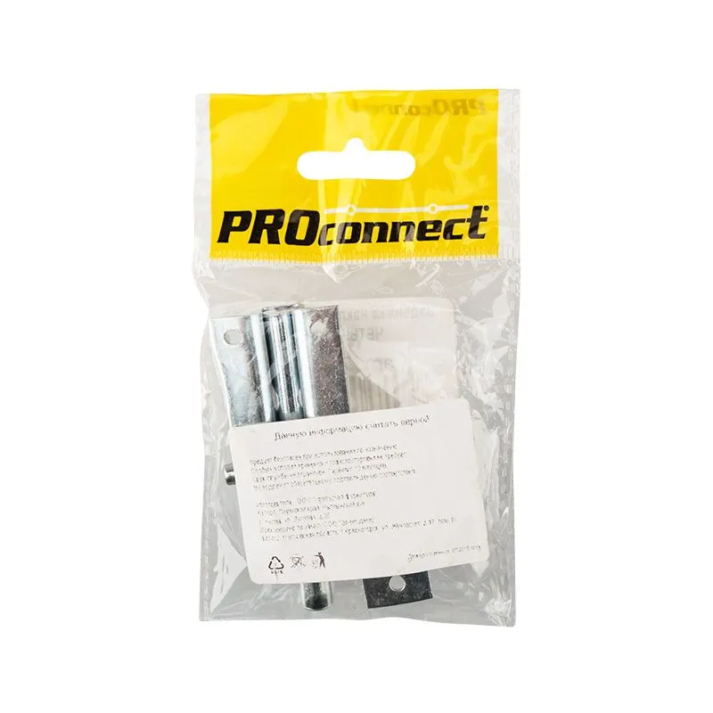 Задвижка накладная ЗТ-60 Цинк ЧЕТЫРЕ СЕЗОНА - Фото 3