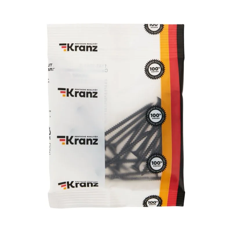 Саморез гипсокартон-металл KRANZ 3.5х51, пакет (20шт.) - Фото 3