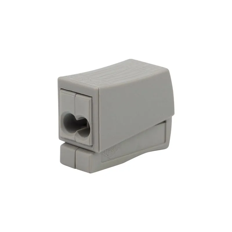 Строительно-монтажная клемма СМК 224-112 для светильника на 2 проводника 1.0-2.5/0.5-2.5 мм², белая (5 шт./уп.) REXANT - Фото 2