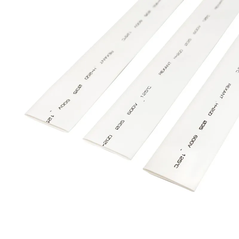 Трубка термоусаживаемая ТУТ нг 35,0/17,5мм, белая, упаковка 10 шт. по 1м REXANT - Фото 3