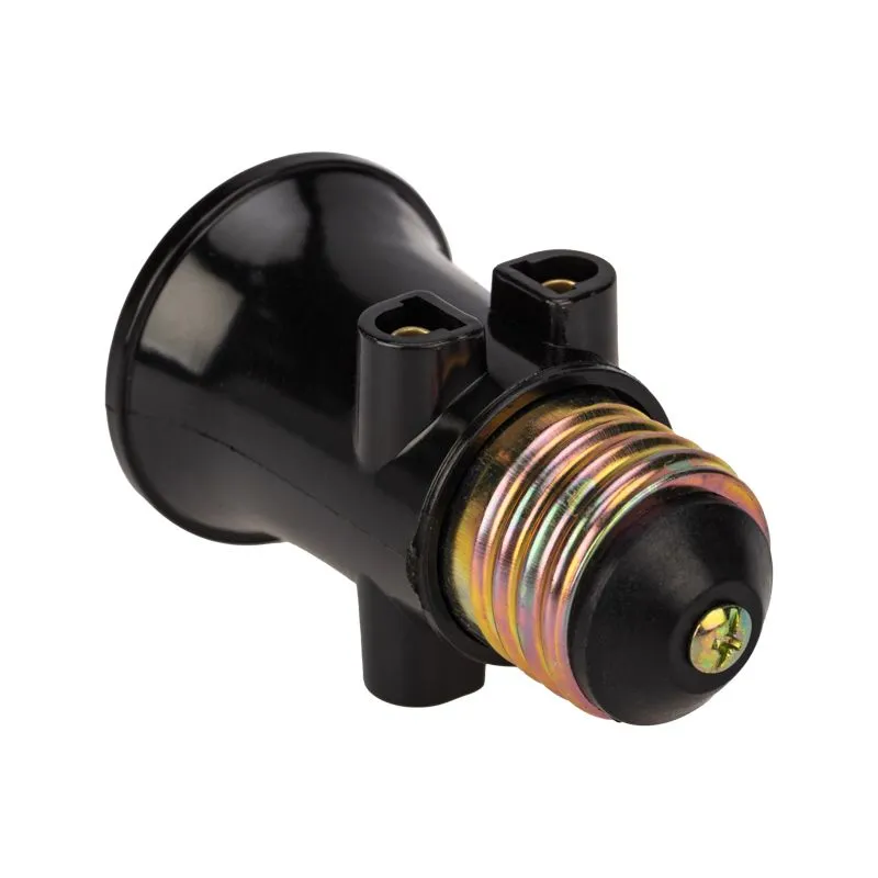 Патрон-розетка карболитовый Е27 черный, с этикеткой REXANT - Фото 4