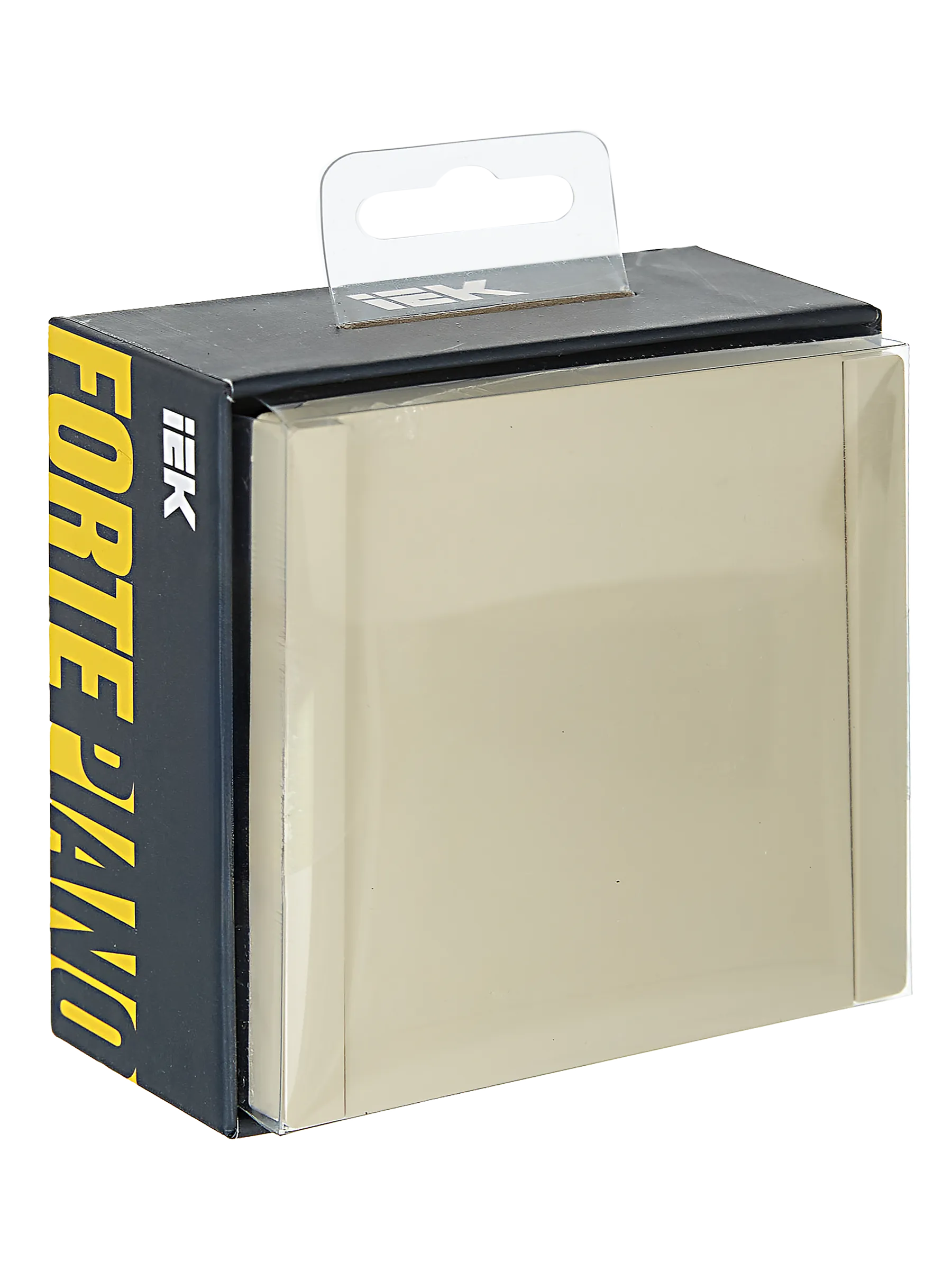 FORTE&PIANO Выключатель 1-клавишный 10А FP401 ваниль IEK - Фото 2