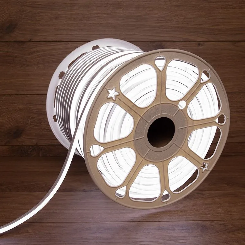 Гибкий неон SMD 8х16мм, двухсторонний, 24В, белый, 120 LED/м, 50м NEON-NIGHT 131-115