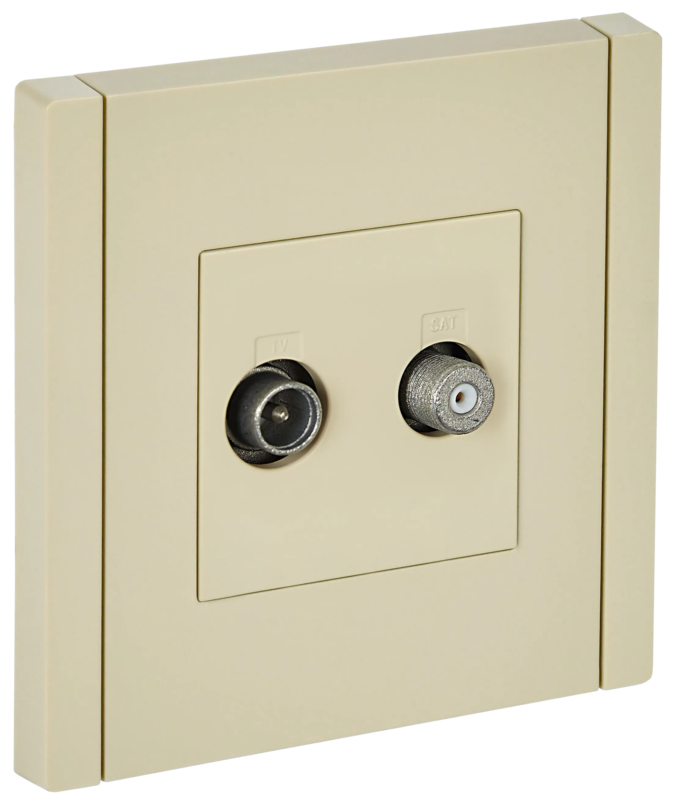 FORTE&PIANO Розетка двойная TV+SAT FP438 ваниль IEK