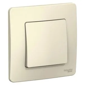 Переключатель проходной 1-кл. СП Blanca 10А IP20 (сх. 6) 250В молочн. SE BLNVS010602 1210299