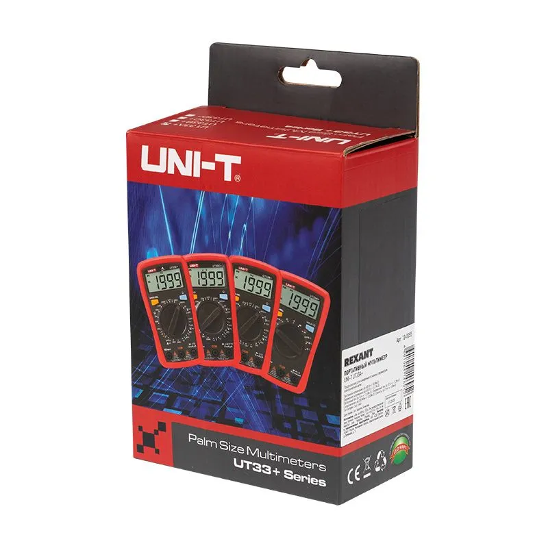 Портативный мультиметр UNI-T UT33A+ - Фото 3
