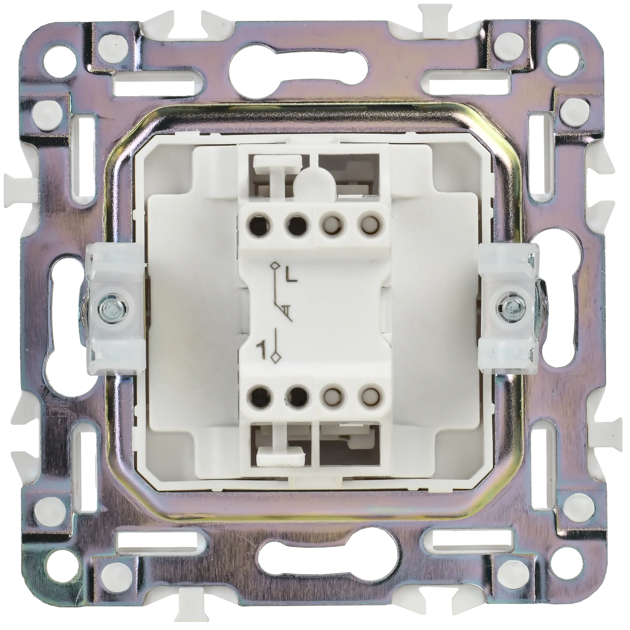 SKANDY Выключатель 1-клавишный кнопочный 10А SK-V14W арктический белый IEK - Фото 6