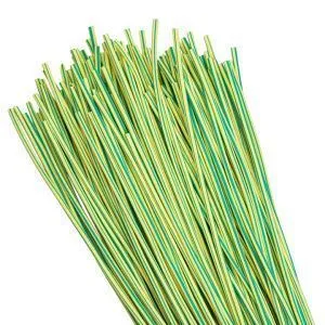 ТУТ нг 2/1 желто-зеленая в отрезках по 1м EKF tut-2-yg-1m