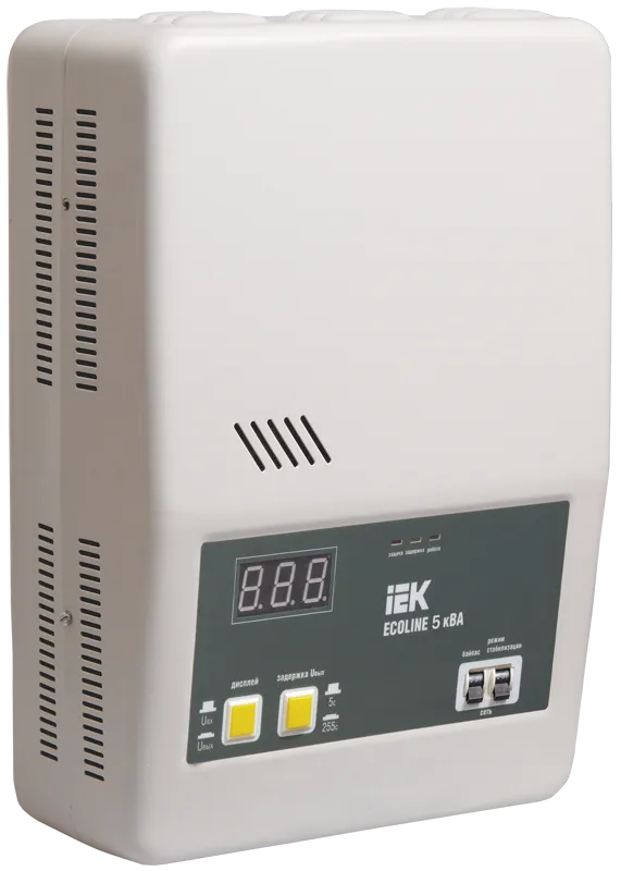 Стабилизатор напряжения настенный серии Ecoline 5 кВА IEK